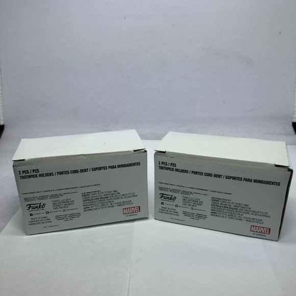 Funko Marvel Thanos Captain America Toothpick Holders Shot Glass Lot of 2 - Picture 2 of 8